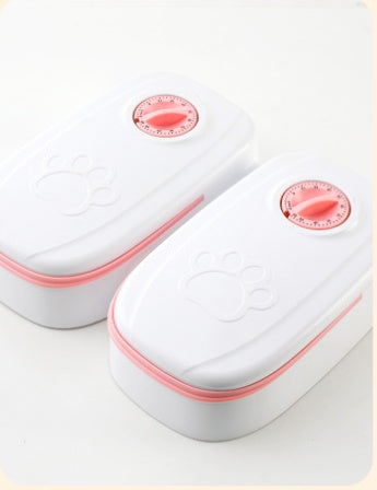 Automatic Pet Feeder Smart Food Dispenser For Cats Dogs Timer Stainless Steel Bowl Auto
