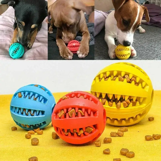 LONDOWİAInteractive Rubber Ball - Interactive Treat Dispensing Ball,pet shop
