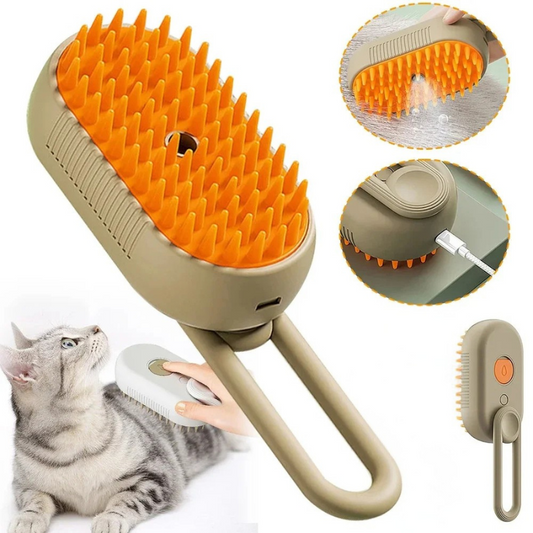 LONDOWİA3-in-1 Pet Steam Grooming Brush,pet shop