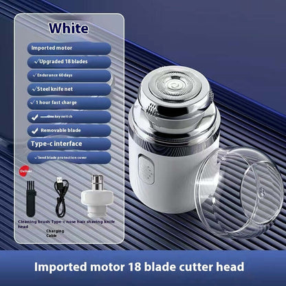 2-in-1 Capsule Electric Shaver Nose Hair Trimming Rechargeable